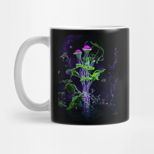 Mushroom Stems in Space Mug